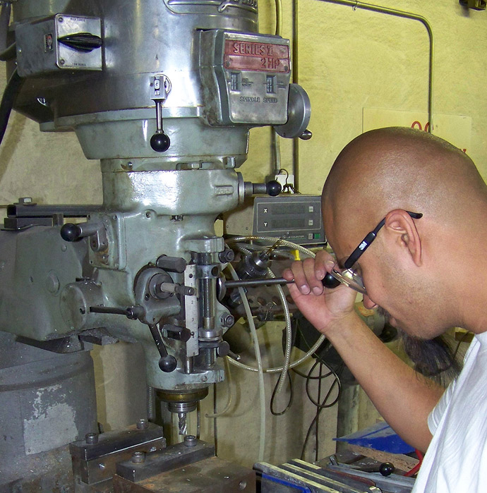 In-house fabrication - drilling of holes and slots
