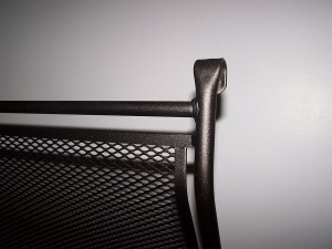 Refinished Lawn Chair closeup
