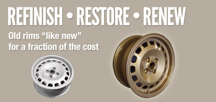 Restore Refinish Renew Old Rims